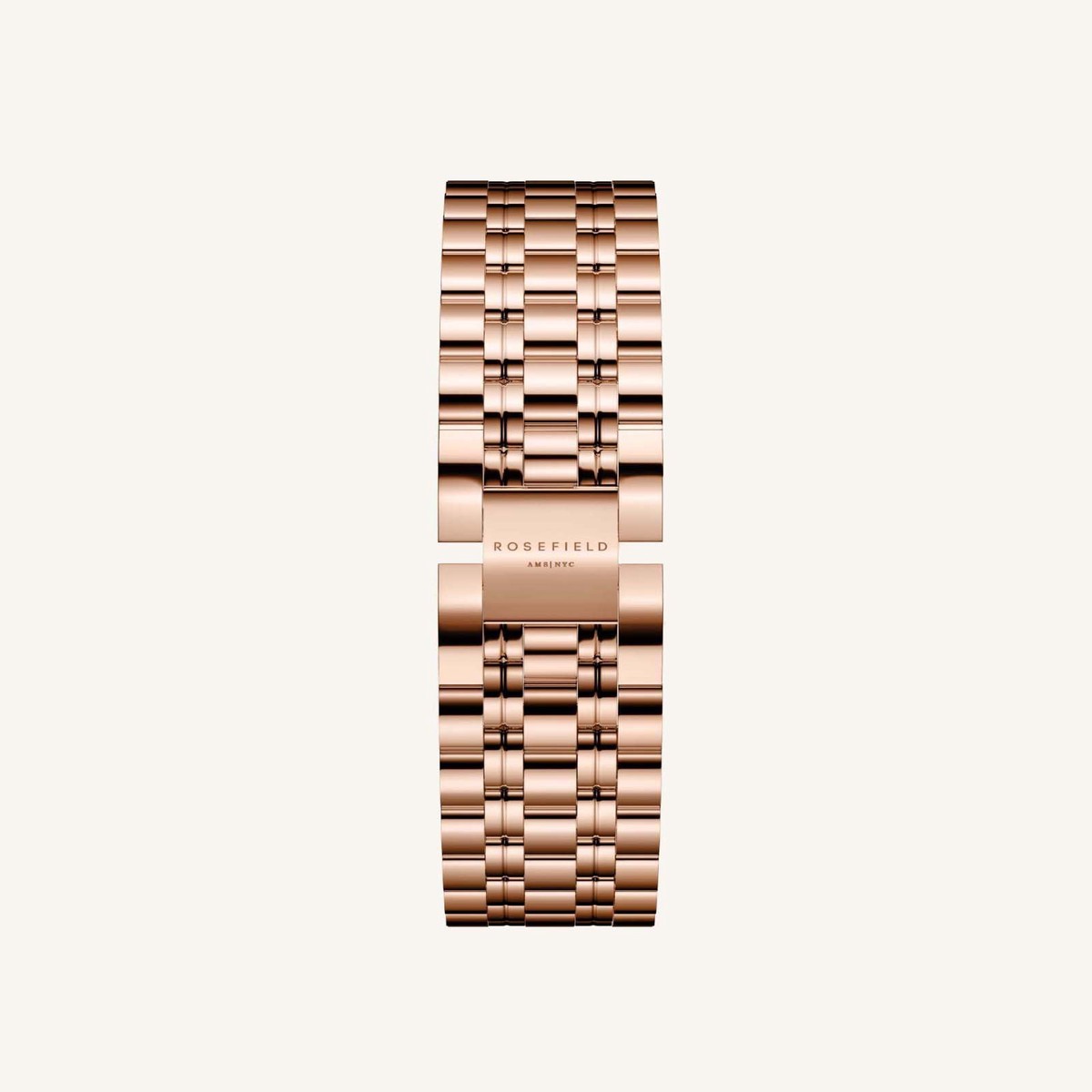 Rose Gold Steel Strap