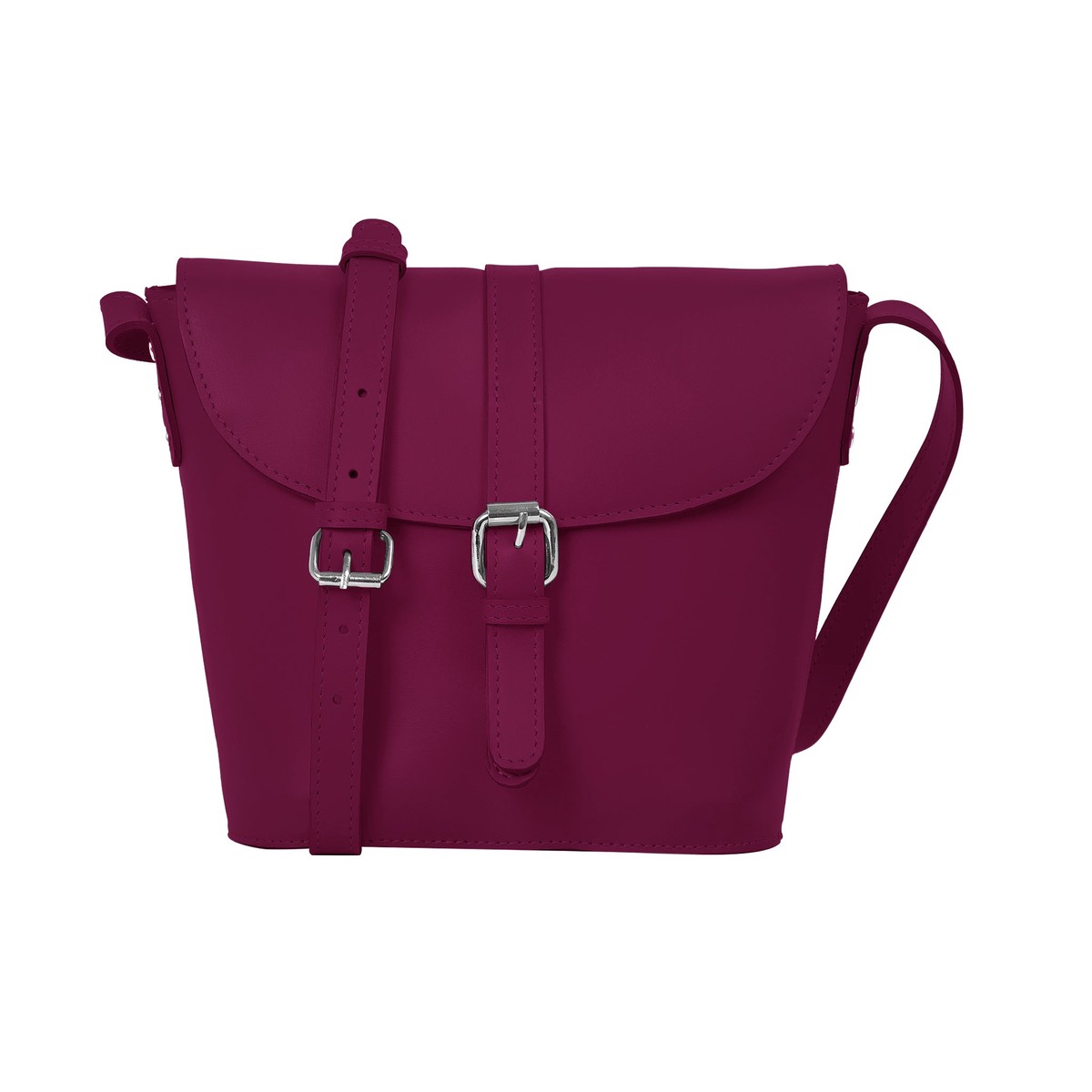 Omax Maroon Color Genuine Leather Sling Handbag for Women FL54